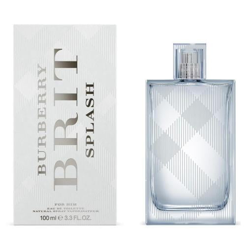 Burberry Brit Splash Eau De Toilette for Men Spray | 3.4 FL oz / 100 mL