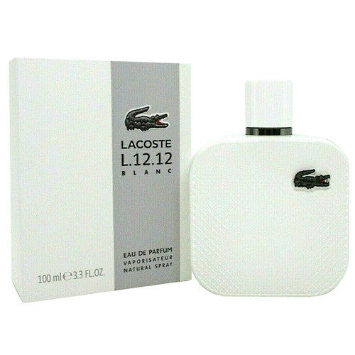 Lacoste L.12.12 Blanc Eau De Toilette for Men Spray | 3.3 FL oz / 100 mL