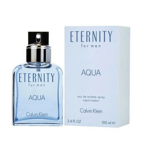 Calvin Klein Eternity Aqua Eau De Toilette for Men Spray | 3.4 FL oz / 100 mL