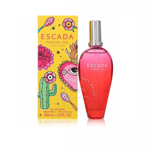 Escada Flor Del Sol Limited Edition Eau De Toilette for Women Spray | 3.3 FL oz / 100 mL