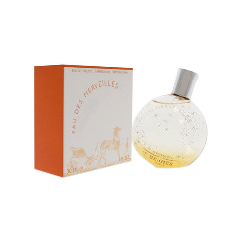 Hermes Eau Des Merveilles Eau De Toilette for Women Spray | 1.0 FL oz / 30 mL