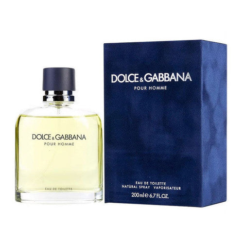 Dolce & Gabbana Pour Homme Eau De Toilette for Men Spray | 6.7 FL oz / 200 mL