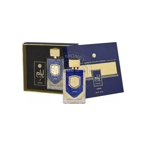 Lattafa Liam Blue Shine Eau De Parfum for Unisex Spray | 3.4 FL oz / 100 mL