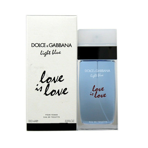 Dolce & Gabbana Light Blue Love Is Love Eau De Toilette for Women Spray | 3.3 FL oz / 100 mL