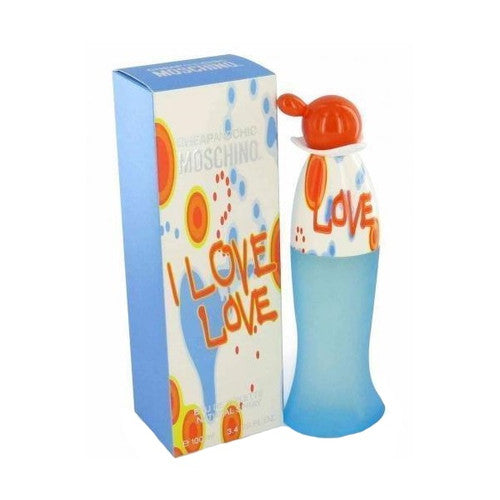 Moschino Cheap & Chic I Love Love Eau De Toilette for Women Spray | 3.4 FL oz / 100 mL