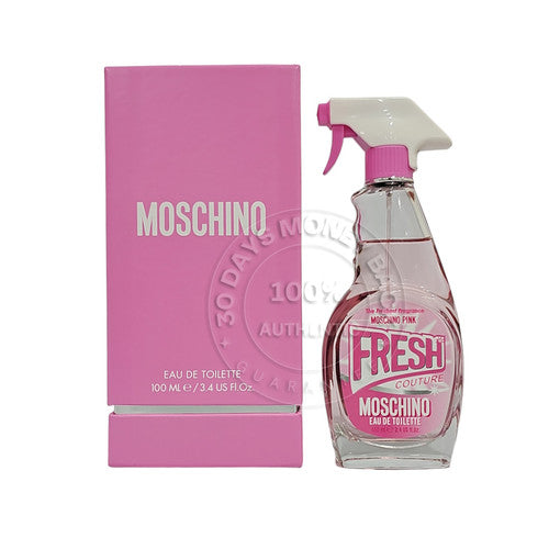Moschino Fresh Pink Couture Eau De Toilette for Women Spray | 3.4 FL oz / 100 mL