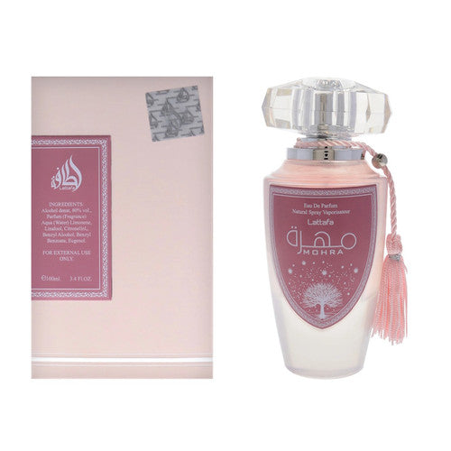 Lattafa Mohra Silky Rose Eau De Parfum for Women Spray | 3.4 FL oz / 100 mL
