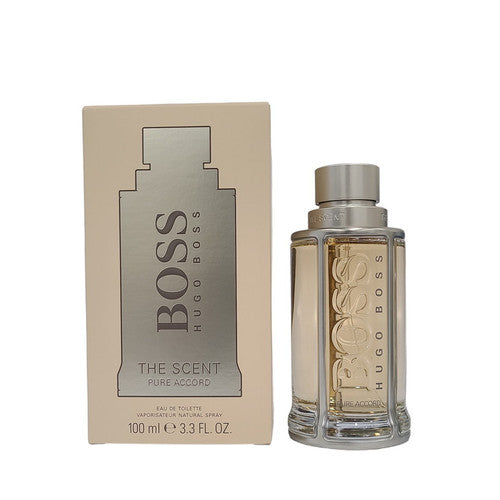 Hugo Boss Boss the Scent Pure Accord by Eau De Toilette for Men Spray | 3.3 FL oz / 100 mL