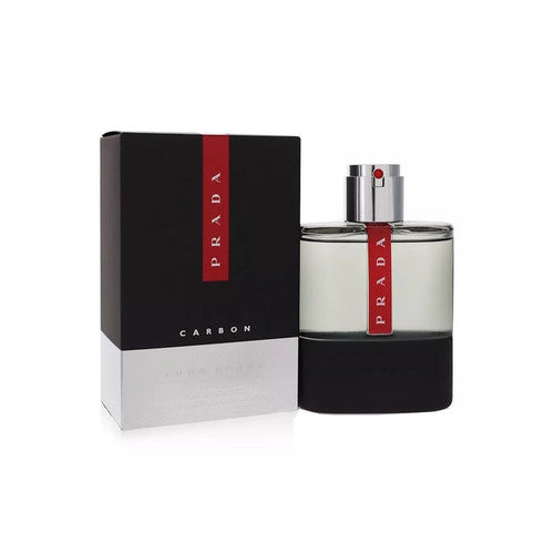 Prada Luna Rossa Carbon Eau De Toilette for Men Spray | 5.0 FL oz / 150 mL
