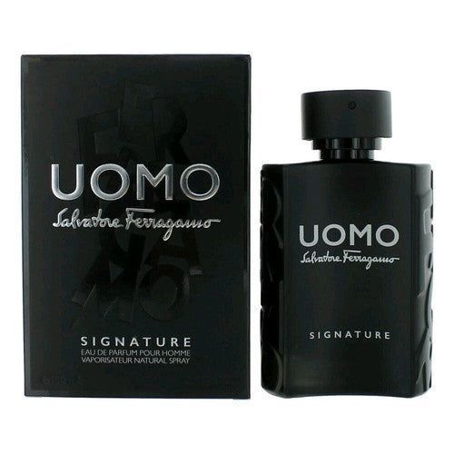 Salvatore Ferragamo Uomo Signature Eau De Parfum for Men Spray | 3.4 FL oz / 100 mL