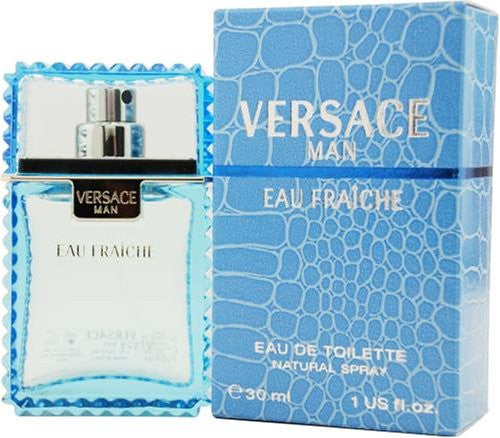 Versace Man Eau Fraiche Eau De Toilette for Men Spray | 1.0 FL oz / 30 mL