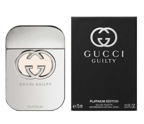 Gucci Guilty Platinum Edition Eau De Toilette for Women Spray | 2.5 FL oz / 75 mL