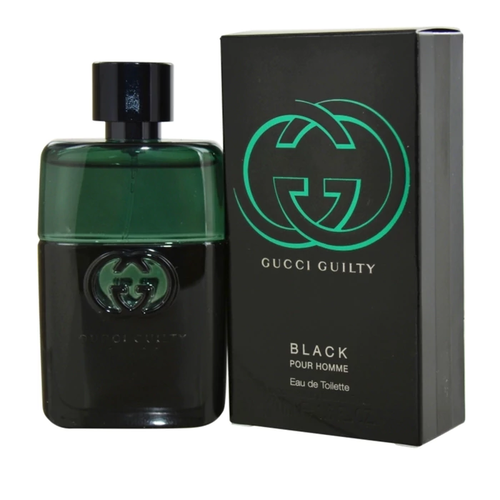 Gucci Guilty Black pour Homme Eau De Toilette for Men Spray | 1.6 FL oz / 50 mL