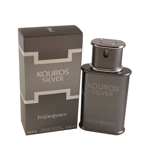 Yves Saint Laurent Kouros Silver Eau De Toilette for Men Spray | 1.6 FL oz / 50 mL
