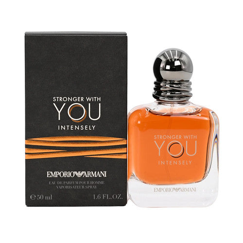 Armani Stronger With You Intensely Eau De Parfum for Men Spray | 1.6 FL oz / 50 mL